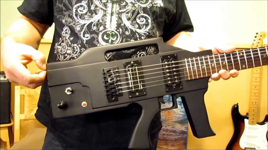 gun unique guitars for metal music