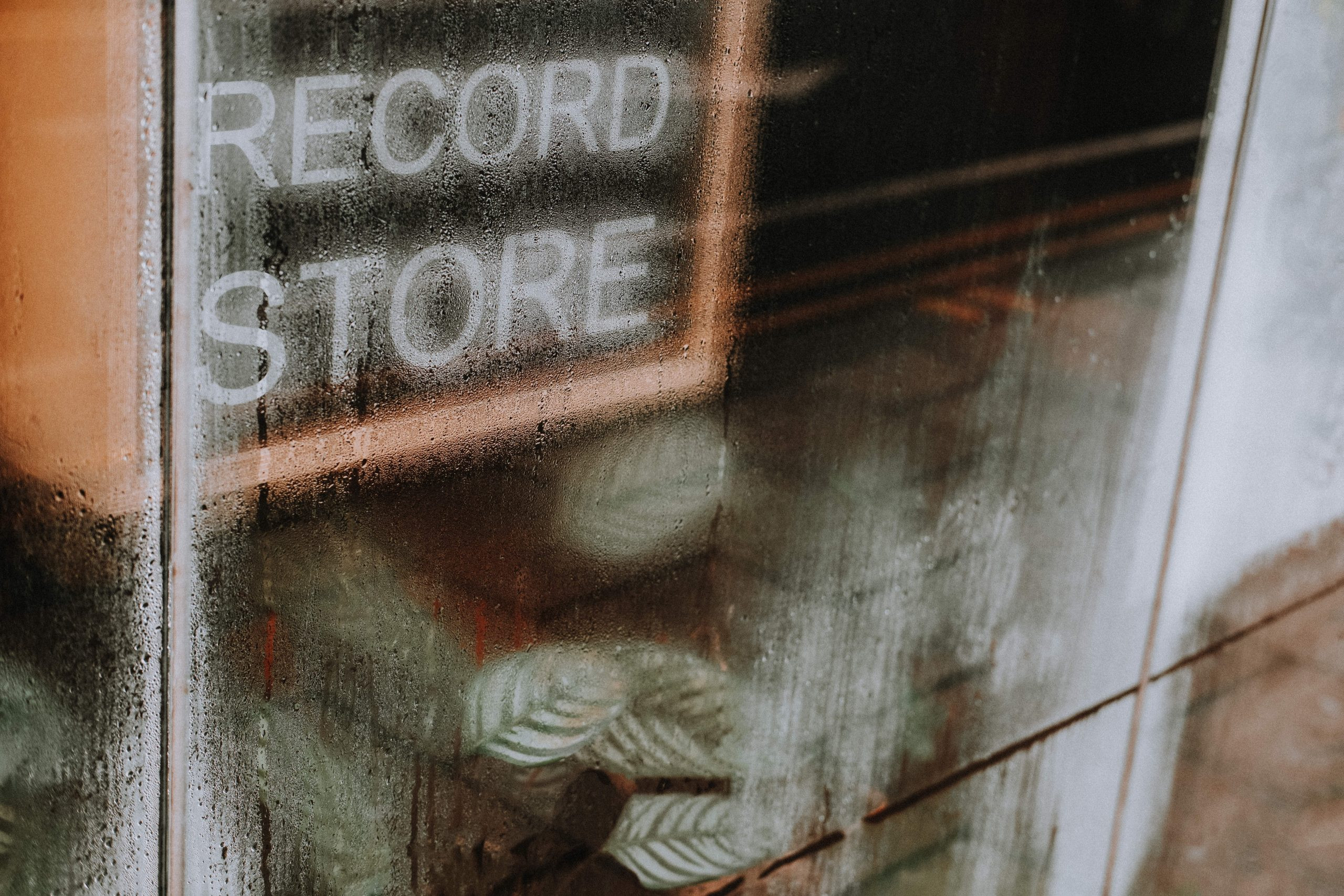 record store window for streaming distribution